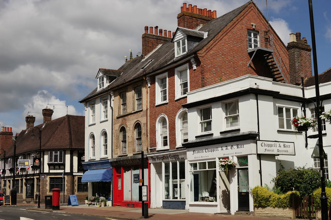 East Grinstead High Street. The town is the only part of Mid Sussex with on-street resident permits