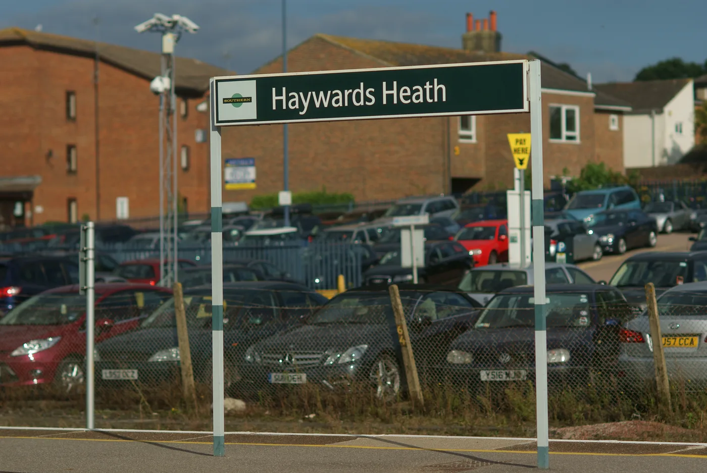 Haywards Heath station, where Thameslink and Southern stop on the Brighton Main Line